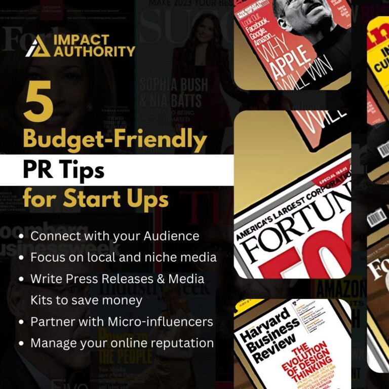 Impact Authority Public Relations For Startups Building Buzz And Credibility From Day One